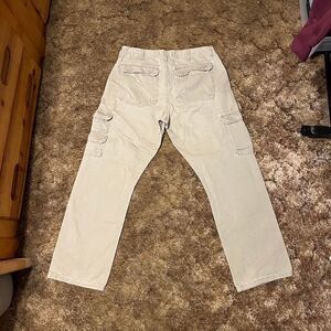 Vintage Wrangler Multi Pocket Beige Cargo Pants 36 x 32